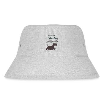 Hunde-Alibi - Stanley/Stella recycelter Bucket Hat - Grau meliert - Vorne