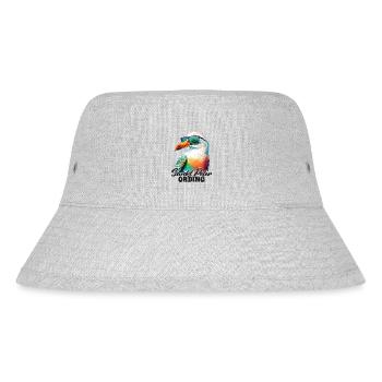 Sankt Peter Ording Holiday Seagull with Sunglasses - Stanley/Stella Recycled Bucket Hat - heather grey - Front