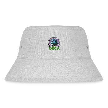 Orca Ocean Whale Orca Fan Sea Animal - Stanley/Stella Recycled Bucket Hat - heather grey - Front