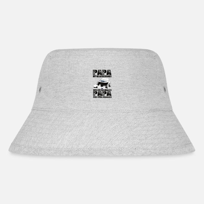 Geländewagen - Stanley/Stella recycelter Bucket Hat - Grau meliert