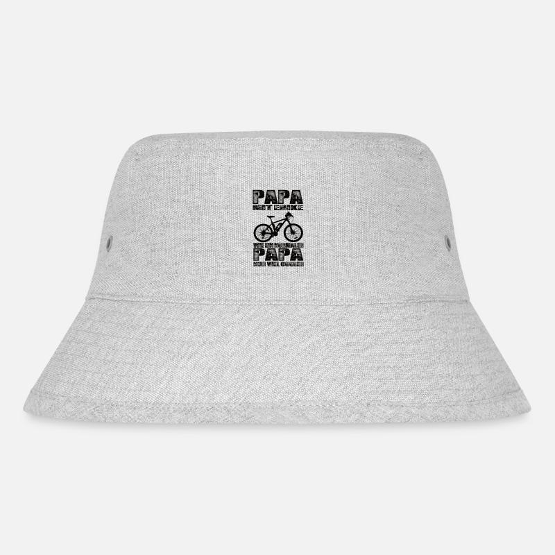 Ebike - Stanley/Stella recycelter Bucket Hat - Grau meliert