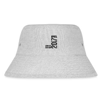 Gift April 2017. Birthday April 2017. April. - Stanley/Stella Recycled Bucket Hat - heather grey - Front