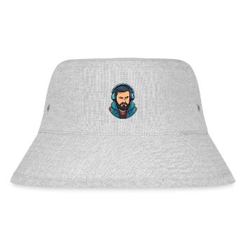 Mr Dj Nice Looking - Stanley/Stella recycelter Bucket Hat - Grau meliert - Vorne