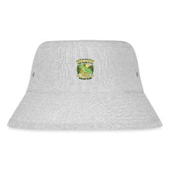 The Frogs Have No Idea Laubfrosch Kröte Frosch - Stanley/Stella recycelter Bucket Hat - Grau meliert - Vorne