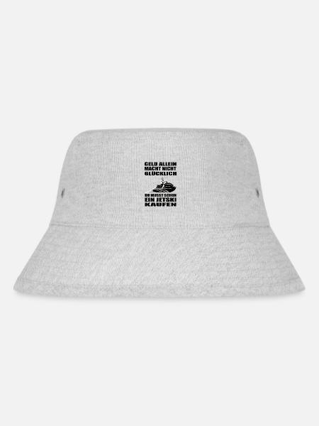 Jetski - Stanley/Stella recycelter Bucket Hat - Grau meliert