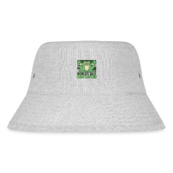 World's Best Frog Catcher Kröte Kaulquappe Frosch - Stanley/Stella recycelter Bucket Hat - Grau meliert - Vorne