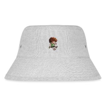 Kindergarten Football 1st grade enrollment boys - Stanley/Stella Recycled Bucket Hat - heather grey - Front
