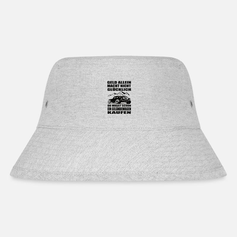 Geländewagen - Stanley/Stella recycelter Bucket Hat - Grau meliert