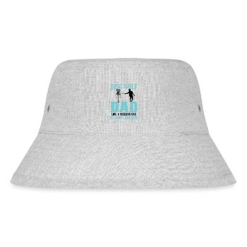 Frisbee Design - Stanley/Stella Recycled Bucket Hat - heather grey - Front