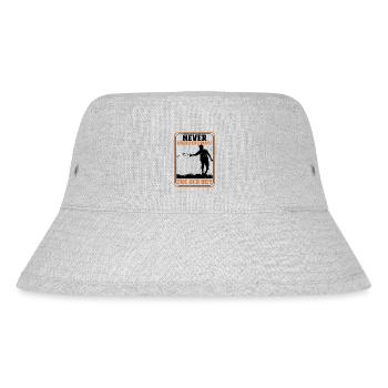 Frisbee Player Disc Golf Frisbee Competition - Stanley/Stella Recycled Bucket Hat - heather grey - Front