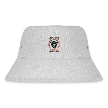 Scottish Highland cattle Highland Cattle - Stanley/Stella Recycled Bucket Hat - heather grey - Front