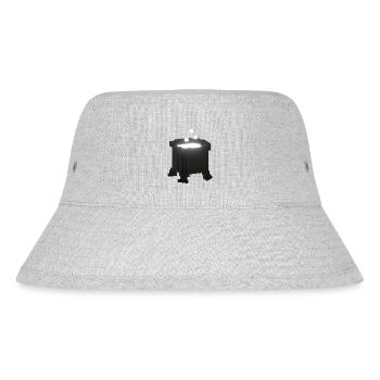 Chaudron secret de sorcière gothique foncé | T-shirt blanc - Bob recyclé Stanley/Stella - gris chiné - Devant