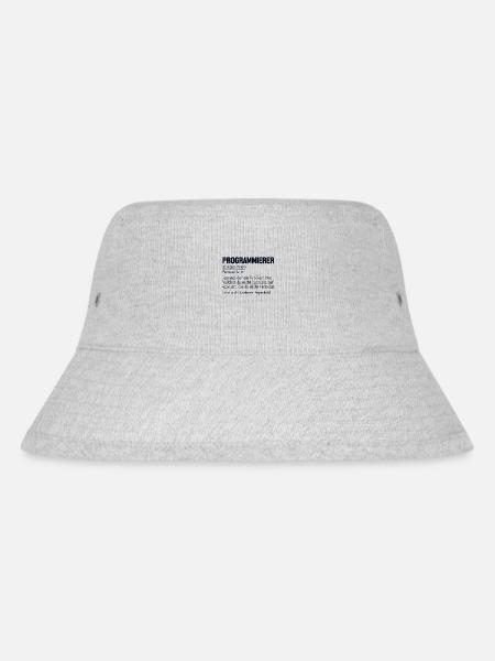 Programmierer Definition Developer Coder - Stanley/Stella recycelter Bucket Hat - Grau meliert