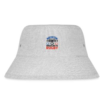 Rugbyman cadeau. Cadeau fan du rugby. joueur rugby - Bob recyclé Stanley/Stella - gris chiné - Devant