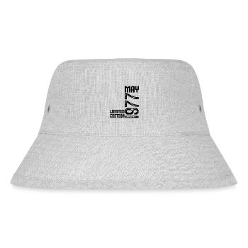 Gift May 1977. Anniversary May 1977. May 1977. - Stanley/Stella Recycled Bucket Hat - heather grey - Front