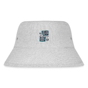 Dad What Are Clouds Made Of Developer Coder - Stanley/Stella recycelter Bucket Hat - Grau meliert - Vorne