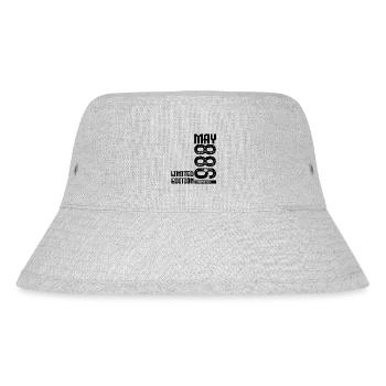 Geschenk Mai 1988. Jubiläum Mai 1988. Mai 1988. - Stanley/Stella recycelter Bucket Hat - Grau meliert - Vorne