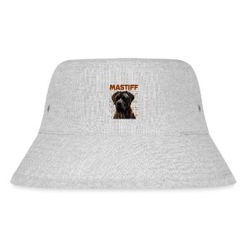 Dogge Doggen Hund Hunde Deutsche Dogge - Stanley/Stella recycelter Bucket Hat - Grau meliert - Vorne