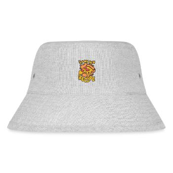 Try My New Recipe Pizza Pizzablech Pizzaofen - Stanley/Stella recycelter Bucket Hat - Grau meliert - Vorne