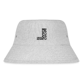 Gift May 2025. anniversary may 2025. May 2025. - Stanley/Stella Recycled Bucket Hat - heather grey - Front