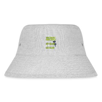 A Day Without Disc Golf Is Like Disc Golfer - Stanley/Stella recycelter Bucket Hat - Grau meliert - Vorne