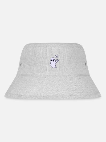 Ghost Of Disapproval - Stanley/Stella recycelter Bucket Hat - Grau meliert