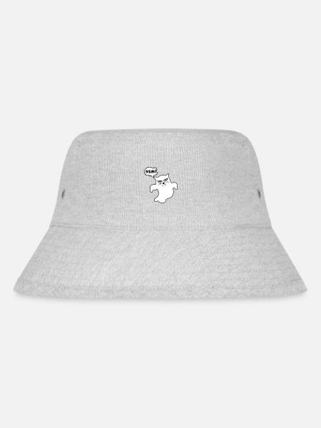 Ghost Of Disapproval - Stanley/Stella recycelter Bucket Hat - Grau meliert