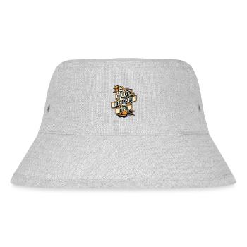 Hate It When The Strings Are Buzzing Harp - Stanley/Stella Recycled Bucket Hat - heather grey - Front