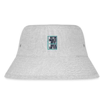 Doctor Engineer Artist Dentallabor Zahnlabor - Stanley/Stella recycelter Bucket Hat - Grau meliert - Vorne
