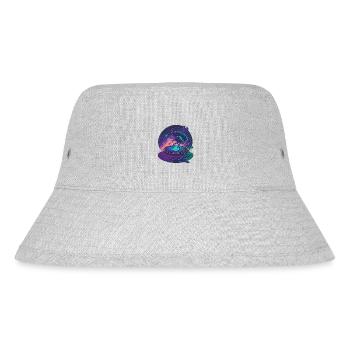 Galactic Record Player - Stanley/Stella Recycled Bucket Hat - heather grey - Front