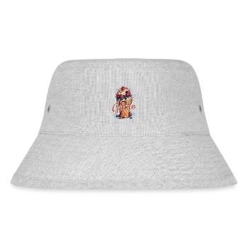 Gelato Eis Eiscreme Eisdiele - Stanley/Stella recycelter Bucket Hat - Grau meliert - Vorne