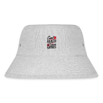Good health and future happiness - Stanley/Stella Recycled Bucket Hat - heather grey - Front