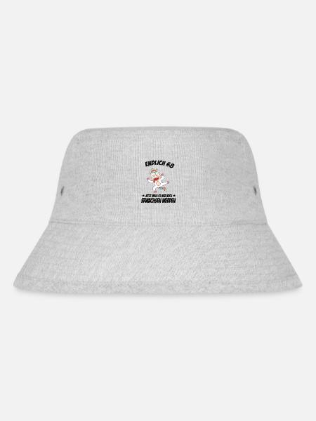 68 Geburtstag Positive Sprüche Zum 68 geburtstag - Stanley/Stella recycelter Bucket Hat - Grau meliert