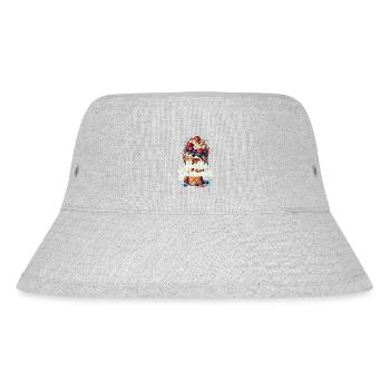 Hello Summer Eis Eiscreme Eisdiele - Stanley/Stella recycelter Bucket Hat - Grau meliert - Vorne