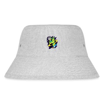 4 Birthday Boy Astronaut - four years - Stanley/Stella Recycled Bucket Hat - heather grey - Front
