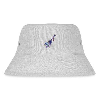 Gitarre - Stanley/Stella recycelter Bucket Hat - Grau meliert - Vorne