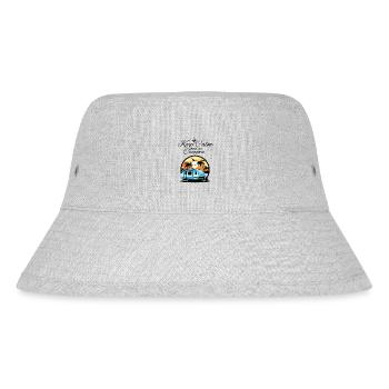 Camper Wohnwagen Spruch-Keep Calm and go campen - Stanley/Stella recycelter Bucket Hat - Grau meliert - Vorne
