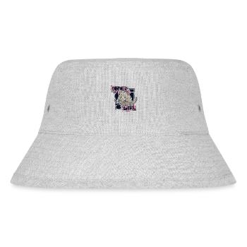 Chinchilla Girl Longhair Shorttail Long Tail - Stanley/Stella Recycled Bucket Hat - heather grey - Front
