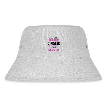 J'ai une mamie cinglée et je peux m'en servir - Bob recyclé Stanley/Stella - gris chiné - Devant