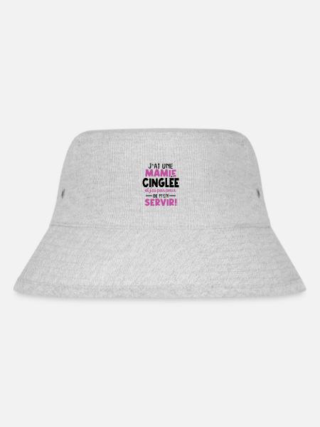 J'ai une mamie cinglée et je peux m'en servir - Bob recyclé Stanley/Stella - gris chiné