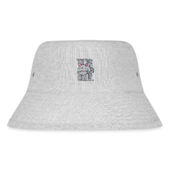 Keep Your Chin Up Longtail Longhair Breeder - Stanley/Stella Recycled Bucket Hat - heather grey - Front
