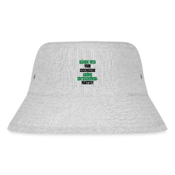 Witze Grüne Die Grünen Habeck Baerbock Partei - Stanley/Stella recycelter Bucket Hat - Grau meliert - Vorne