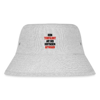 Witze Grüne Die Grünen Habeck Baerbock Partei - Stanley/Stella recycelter Bucket Hat - Grau meliert - Vorne