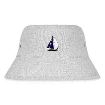 Segeln Segelboot Segelsport Segler Segelschiff - Stanley/Stella recycelter Bucket Hat - Grau meliert - Vorne
