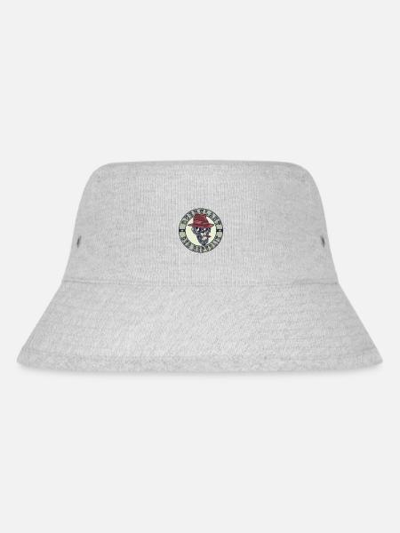 Querulant der Republik Quertreiber Dickkopf - Stanley/Stella recycelter Bucket Hat - Grau meliert