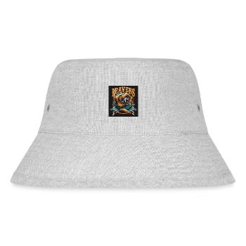 BIBER - Stanley/Stella recycelter Bucket Hat - Grau meliert - Vorne