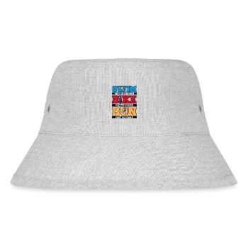 Swim Bike Run Triathlon Bike Triathlete Training - Stanley/Stella Recycled Bucket Hat - heather grey - Front