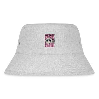 Chinchillin Kurzschwanz Langschwanz Langhaar - Stanley/Stella recycelter Bucket Hat - Grau meliert - Vorne