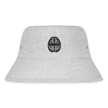 Free your mind! - Stanley/Stella recycelter Bucket Hat - Grau meliert - Vorne