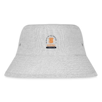 New Adventure Hiking Expedition Hiking Trekking - Stanley/Stella recycelter Bucket Hat - Grau meliert - Vorne